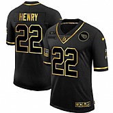 Nike Titans 22 Derrick Henry Black Gold 2020 Salute To Service Limited Jersey Dyin,baseball caps,new era cap wholesale,wholesale hats